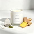 AromaGlow Rose Jasmine Soy Candle 8oz Floral Romantic Fragrance